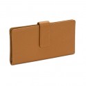 Rolfs Essentials Tan Credit Card Checkbook Wallet