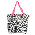 Black and White Zebra Beach Bag