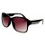 Quay 1434 Black Square Sunglasses w/ Silver Stripe