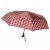 Samsonite Red Plaid Auto Open/Close Umbrella 