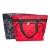 2 Flower Beach Bags- Red, Black