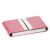 Pink Croc Fold Business Card Case