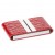 Red Croc Fold Business Card Case