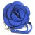 Raised Blue Rose Flower Wristlet Wallet