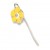 Yellow Flower Crystal Bookmark