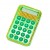 Gold Crystals on Green Calculator