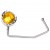 100 Amber Crystal Purse Hooks