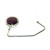 Purple Crystal w/Clear Crystal Border Purse Hook