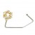Gold Wreath Purse Hook