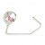 Pink Crystal High Heel Classic Purse Hook
