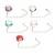 20 Crystal Classic Purse Hook Package