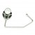 Black Crystal Handbag Classic Purse Hook