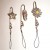 3 Mixed Cell Phone Hooks