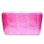 Pink Alligator Pattern Flat Wallet w/Matching Checkbook Holder