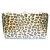 Leopard Pattern Flat Wallet w/Matching Checkbook Holder