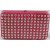 Red Stud Clutch Wallet w/Outside Pocket