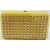 Yellow Stud Clutch Wallet w/Outside Pocket