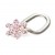 Pink Crystal Flower Glasses Clip