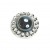 Black Pearl Glasses Hook Brooch