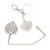 Heart Purse Hook & Keychain Gift Set