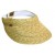 Scala Natural Straw Braid Sun Visor
