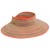 Scala Spice Sewn Braid Large Brim Roll-Up Sun Visor