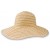 San Diego Hat Company Beige & White Stripe Crusher Large Brim Hat
