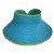 San Diego Hat Company Aqua & Lime Ultrabraid Visor
