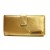 Kenneth Cole Gold Flat Thin Snap Wallet