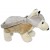 Wishpets Childrens Grey Wolf Stuffed Handbag w/ Removable Strap