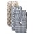 3 Mix Pack Houndstooth & Fleur Multi Card Case Stacker Wallets