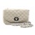 Grey Quilted Crossbody W/ Metal Chain Strap