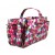 Floral on Hot Pink Satin Feel Purse Organizer