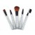 Clear Crystal Makeup Brush Set