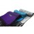 3 Assorted Bright Color Paisley Pattern Pashmina Scarves: Purple, Grey, Blue