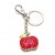 Red Crystal Apple Keychain
