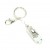 White Car Crystal Keychain