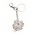 Clear Crystal Clover Keychain