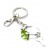 Green Cocktail Ring Keychain