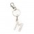 Crystal Letter M Keychain