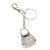 Crystal Black Purse Keychain
