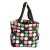 Pink, Green & White Polka Dot Beach Bag