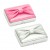 2 Bow Pill Box Set ( Pink & Silver )
