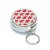 Red Crystal Diamond Pill Box Keychain