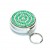 Green Crystal Ring Pill Box Keychain