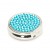 Blue Crystal Round Pill Box