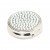 Clear Crystal Round Pill Box
