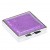 Silver & Purple Square Paisley Pill Box Case : Large