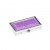 Silver & Purple Paisley Pill Box Case : Small