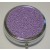 Purple Confetti Round Pill Box
